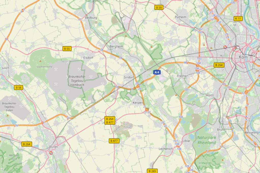 Service-Gebiet Rhein-Erft-Kreis